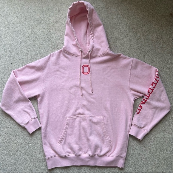 Overtime Pink and Red Classic Hoodie - Picture 1 of 2